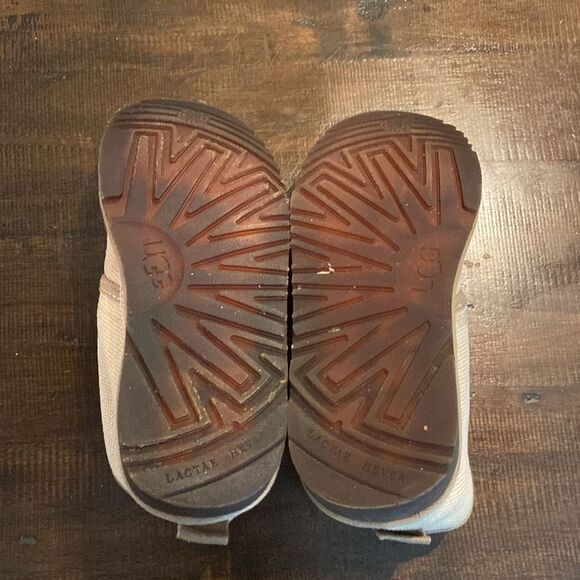 UGG Nuemel Tan Canvas Ankle Boots size 8 women’s - Picture 7 of 11